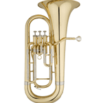 Eastman EEP421 4 Top Action Pistons, .571 bore, 11" Yellow Brass Upright Bell Euphonium, Lacquer Finish