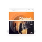 D'Addario  EJ10 Bronze Acoustic Guitar Strings, Extra Light, 10-47