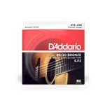 D'Addario  EJ12 80/12 Bronze Acoustic Guitar Strings, Medium, 13-56