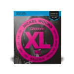 D'Addario EXL170-5 5-String Nickel Wound Bass Guitar Strings, Light, 45-130, Long Scale