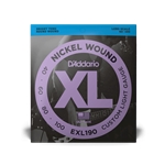 D'Addario EXL190 Nickel Wound Bass Guitar Strings, Custom Light, 40-100, Long Scale