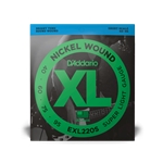 D'Addario EXL220S Nickel Wound Bass Guitar Strings, Super Light, 40-95, Short  Scale
