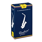 Vandoren SR2125 Traditonal Alto Sax Reed 2.5 Box of 10