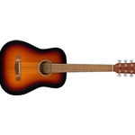 Fender FA-12SCE-SB-WN FA-125CE Dreadnought, Walnut Fingerboard, Cutaway Acoustic/Electric Guitar, Sunburst