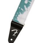 Fender 0990637208 Tie Dye Acid Wash Guitar Strap, Teal, 2"