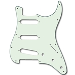 Fender 0992144000 Pickguard, Stratocaster® S/S/S, 11-Hole Mount, Mint Green MG/B/MG 3-Ply