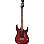 Ibanez GRX70QATRB Electric Guitar, Transparent Red Burst