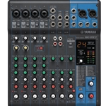 Yamaha MG10XU 10-input stereo mixer • 24 SPX effects • 2 channels of single-knob compression; USB audio interface