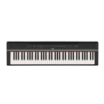 Yamaha P121B 73- Key Digital Piano - Includes PA150 Power Supply and Sustain Pedal - Black