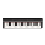 Yamaha P121B 73- Key Digital Piano - Includes PA150 Power Supply and Sustain Pedal - Black