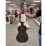 Recording King RM-993-VG Metal Body Parlor Resonator - Vintage Green