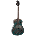 Recording King RM-997-VG RK Metal Body Resonator Guitar - Distressed Vintage Green