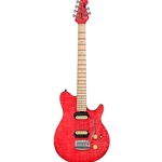 Sterling by Music Man ST-AX3FM-STP-M1 Axis AX3 Flame Maple, Stain Pink