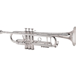 King 2055S Silver Flair Trumpet Outfit, .462 bore, Monel Pistons, Seamless Bell, Thumb Saddle,