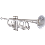 Bach LT180S72 Stradivarius Bb Lightweight Silver Trumpet