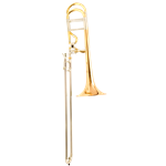 Bach LT42BOFG F-Attachment Trombone, Gold Brass Bell, Lightweight Slide, .547 bore, Bell-free bracing, Open-flow Rotary Valve