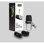 Shure MV7-S MV7 USB Podcast Microphone - Silver