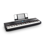 Alesis RECITAL PRO 88-Key, hammer-action digital piano with 12 sounds, 20-watt speakers, FX, Music rest and sustain pedal input.