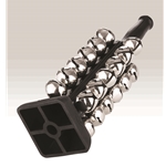 Latin Percussion LP3724 DELUXE 24 SLEIGH BELL WITH BASE BLACK