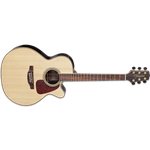 Takamine GN93CE NEX Body with cutaway, solid spruce top, black walnut sides, three-piece black walnut/quilt maple back, maple binding, gold hardware, TK-40D electronics