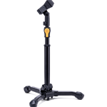Hercules MS300BPLUS Tabletop/Bass Drum/Guitar Cab  Microphone Stand with Tilting Shaft & EZ grip height adjustment