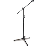 Hercules MS532B EZ Clutch Tripod Microphone Stand with 2-in-1 Boom & EZ Mic Clip