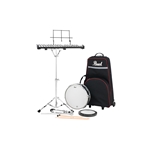 Pearl PL910C Percussion Learning Center - Student Combo Snare & Bell Kit with Rolling Bag