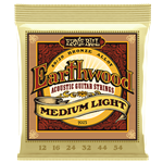 Ernie Ball P02003 Earthwood Medium Light Acoustic Guitar Strings 12-54