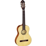 Ortega R121-7/8WH 7/8 Size Classical Guitar w/Gig Bag