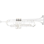 Eastman ETR824S Professional Bb Trumpet, .459 Bore, Monel Pistons, Silver Plated