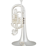 Eastman EMP304S Silver Marching Mellophone
