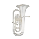 Eastman EEP426S Silver Euphonium Outfit, 3 Top Action & 1 Side Action Pistons