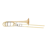 Eastman ETB528 Advanced F-Attachment .547 Large Bore Tenor Trombone, Torch-annealed bell throat