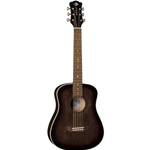 Luna SAF ART VINTAGE Safari Art Vintage Travel Guitar w/Bag