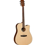 DBTDCEBW Tanglewood Discovery DBT DCE BW Electro Acoustic Guitar, Dreadnought Cutaway Body, Spruce Top, Ebony Back & Sides