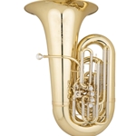 EBC836 Eastman 6/4 Tuba w/Case, Key of CC, York Style front action pistons + 5th Rotary, 20" Upright Bell, Lacquer Finish