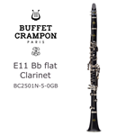 Buffet BC2501 E11 Bb Wood Clarinet, Nickel Plated Keys