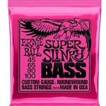 Ernie Ball P02834 Super Slinky Nickel Wound Electric Bass Strings - 45-100 Gauge