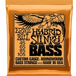 Ernie Ball P02833 Hybrid Slinky Nickel Wound Electric Bass Strings - 45-105 Gauge