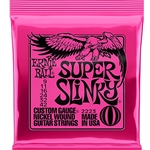 Ernie Ball P02223 Super Slinky Nickel Wound Electric Guitar Strings - 9-42 Gauge