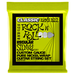 Ernie Ball P02251 Regular Slinky Classic Rock N Roll Pure Nickel Electric Guitar String Set