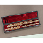 Gemeinhardt 33OSB-RG-NG2 Solid Silver Flute, Open Hole, Low B, NG2 Headjoint, 24K Rose Gold Finish