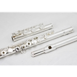 Gemeinhardt 30B Open Hole Flute, Low B, Silver Plated