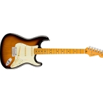 Fender 0113902803 70th Anniversary Stratocaster Electric Guitar, Maple Neck, 2 Tone Sunburst