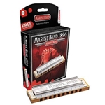 Hohner 1896BX-A Marine Band 1896 Harmonica Key of A