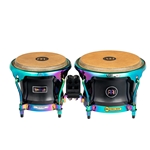 Meinl S400PBK Spectrum Series Bongo 7" Macho & 8 1/2" Hembra - Phantom Black