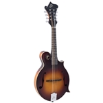 Loar LM-590E-MS F Mandolin, Acoustic/Electric, All Solid Hand Carved, Matte Sunburst