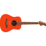 Fender 0974101140 California Standard Redondo Minispruce top, Fiesta Red with Gig Bag