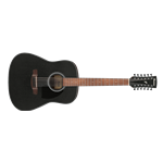 Ibanez PF5412WKH Performance Series 12-String Black Top Acoustic Guitar