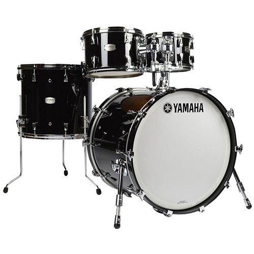 The Music Store Inc. Yamaha AM2F50JSOB Absolute Hybrid Maple 5 pc drumset Solid Black